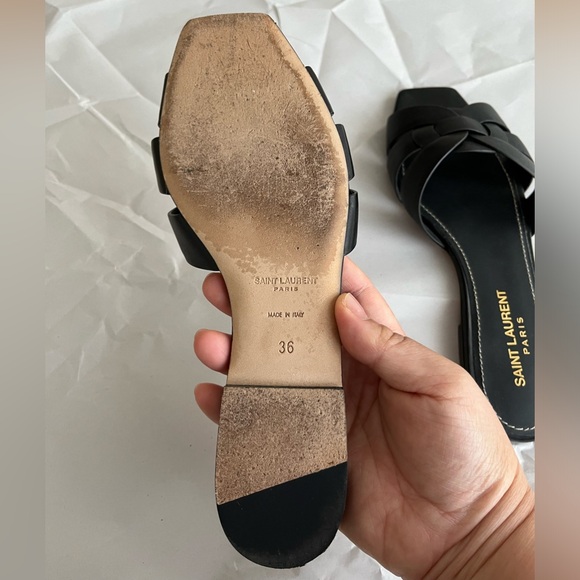 Saint Laurent Tribute Mule Sandals - Picture 3 of 10